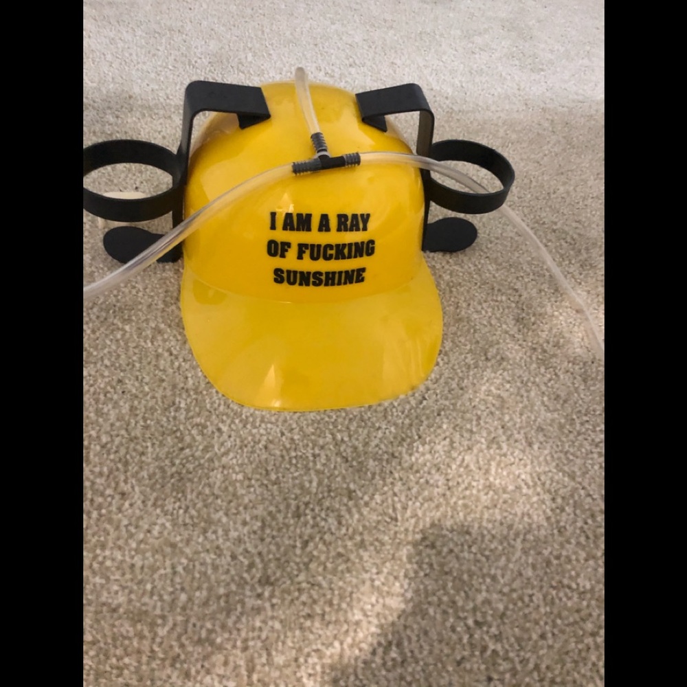 FUNNY DRINK HAT!! Never used